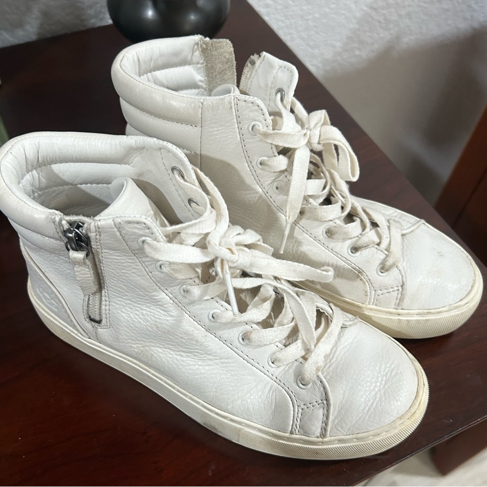 UGG Olli High Top Leather Sneakers